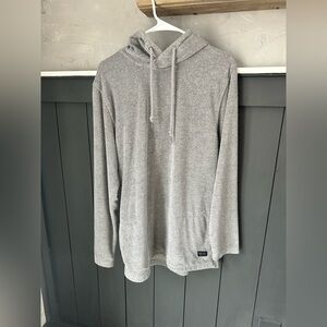 Ninth Hall Men's Cotton Fleece Gray Hoodie size Large